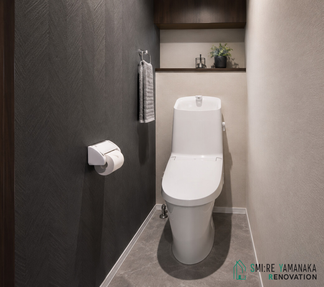 LIXIL アメージュを採用したトイレリフォーム施工後の様子