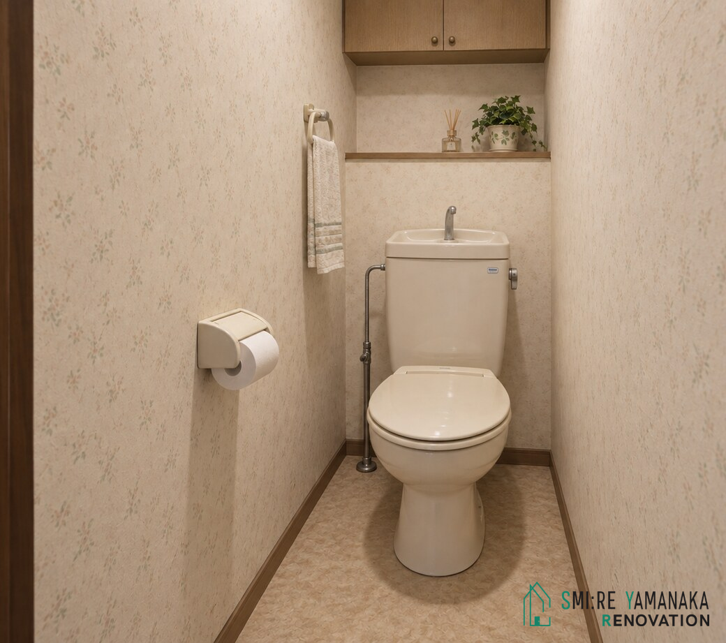 トイレリフォーム施工前の様子